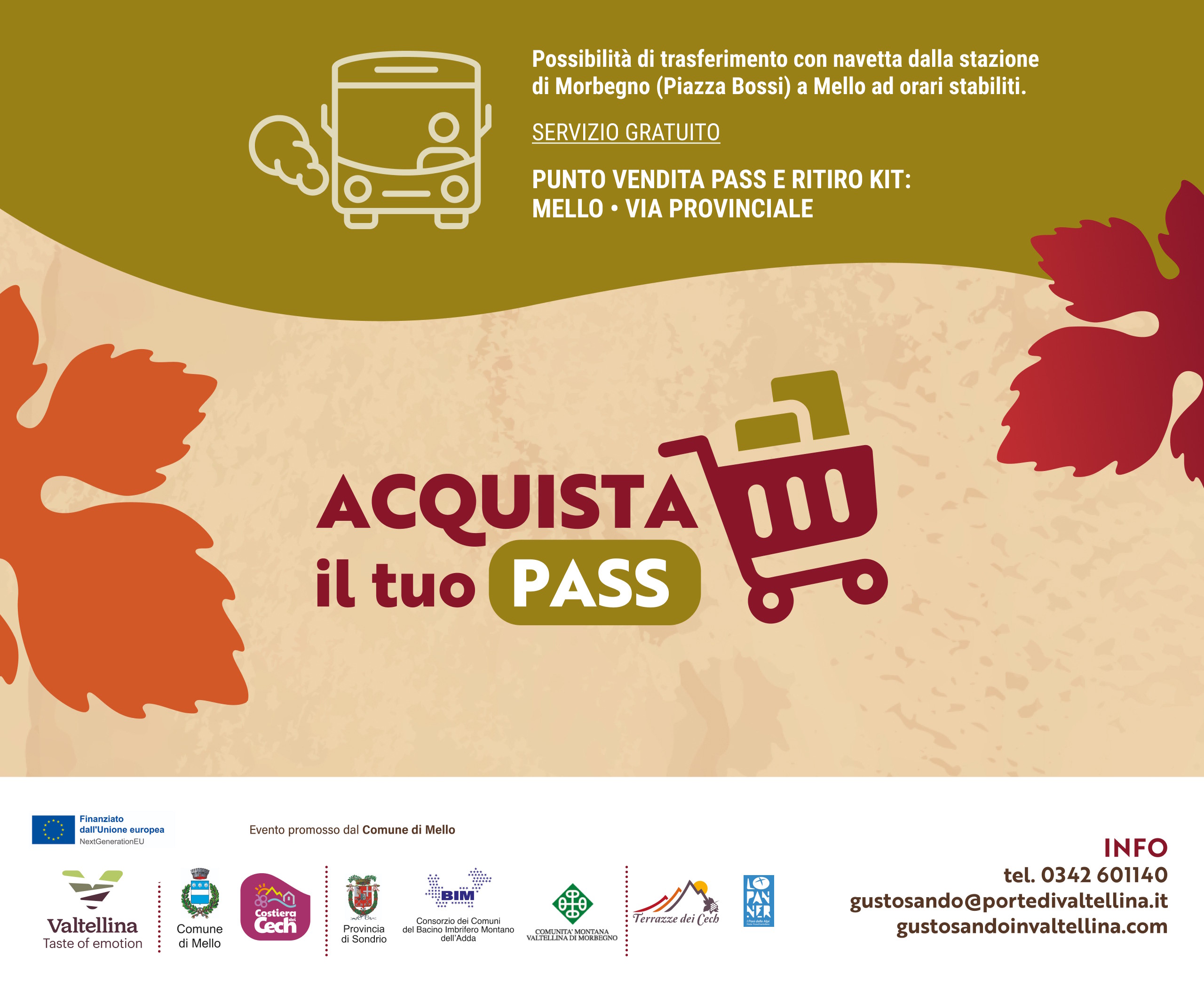 Acquista il tuo pass - Mello